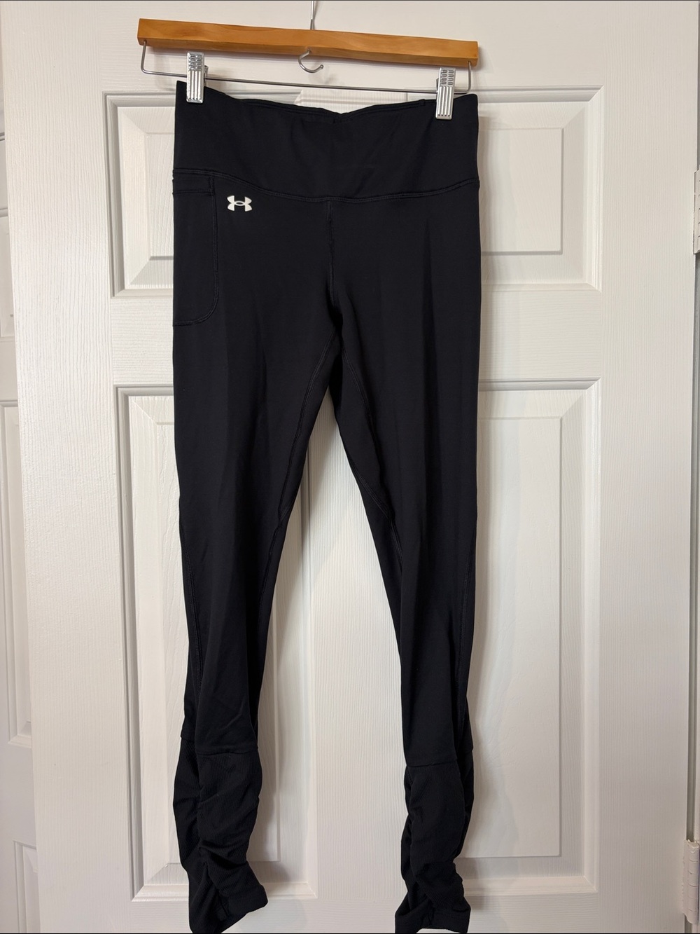 Under Armour Women's Black Performance Leggings with Logo